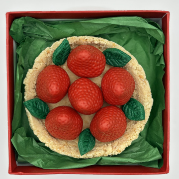 Tartelette mirage fraise en chocolat 